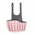 Adjustable Sink Drain Basket – Hanging Sponge & Soap Holder Sink Drain Basket Oasis Select Pink