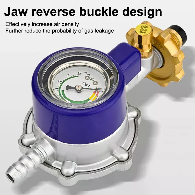 Home Use Tanks Pressure Regulator With Gauge Safe Explosions Proof Valves Low Pressure Valves For Cooking Oasis Select