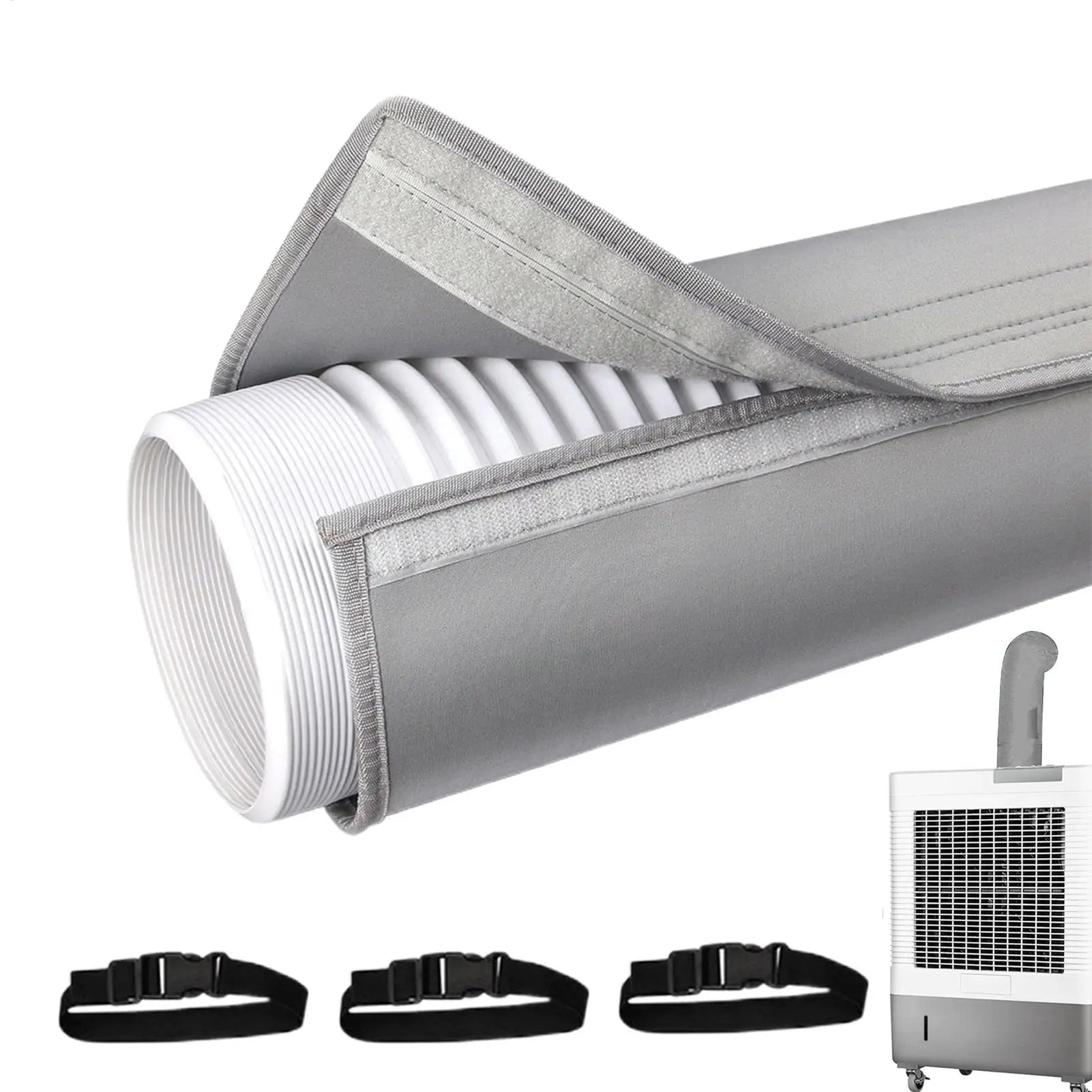 Air Conditioner Hose Cover Heat Insulation Air Conditioning Hose Insulation Sleeve for Homeowner Renter Technicians Landlord Oasis Select