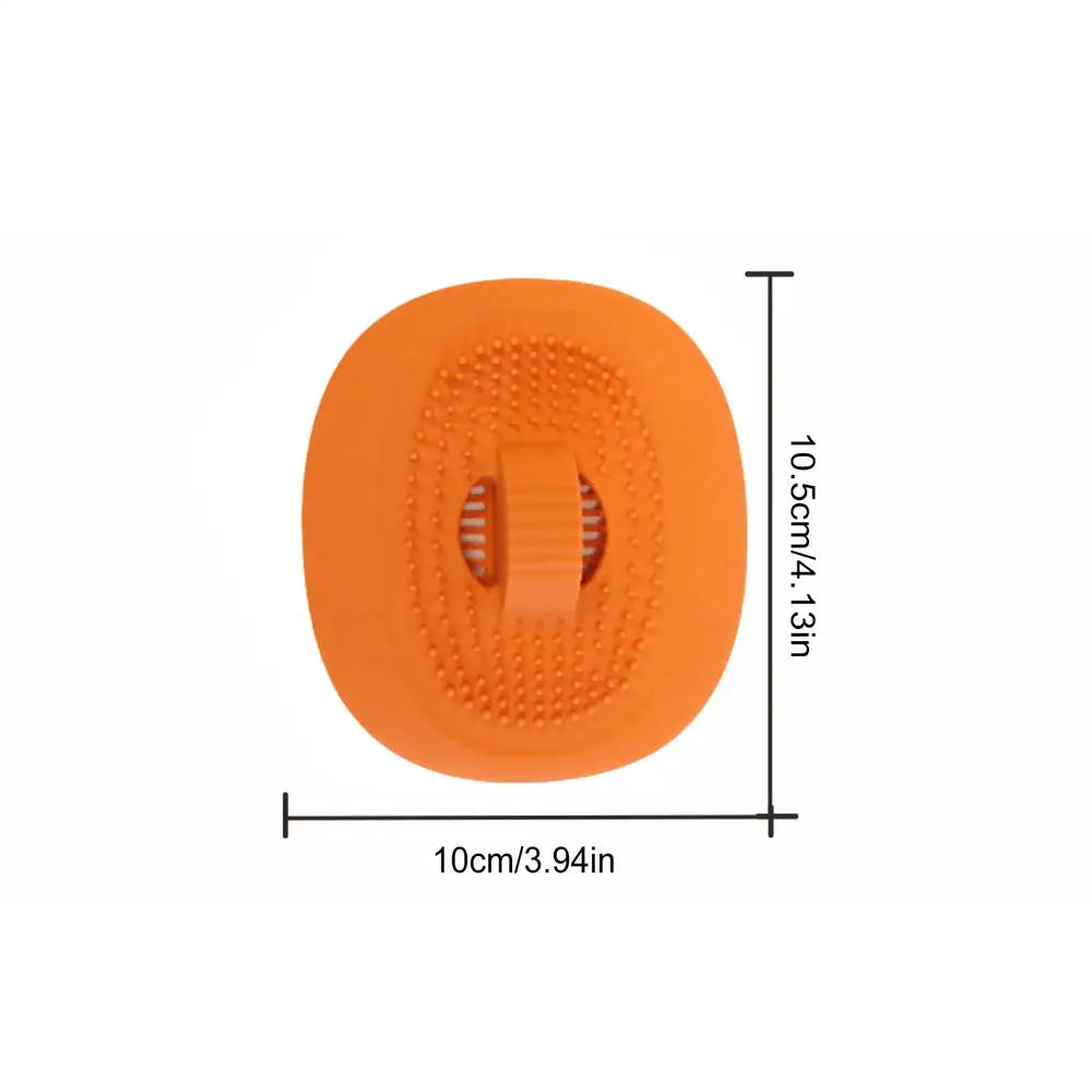 Sink Drain Strainer Hair Catcher Cover Drain filter shower drain protector sink drain filter hair plug kitchen accessories Oasis Select Orange