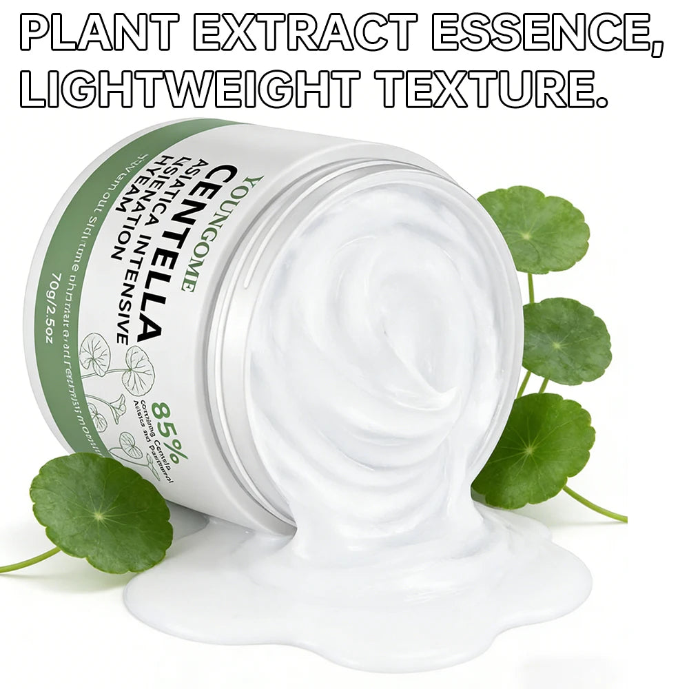 40/70G Cica & Panthenol Moisturizing Cream - Hydrating Face Lotion for All Skin Types, Soothes & Balances Skin Oasis Select