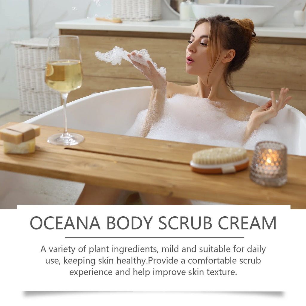 OceAura Body Scrub Cream – Exfoliate, Brighten & Smooth Skin Body Scrub Cream Oasis Select