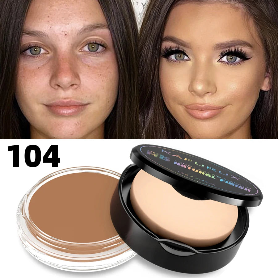 KAFURUX High Coverage Foundation Concealer Cream – 9 Shades