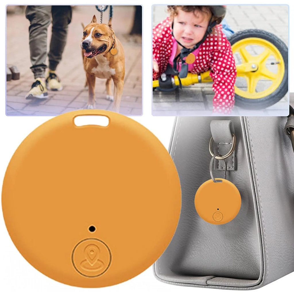 Bluetooth 5.0 Mini Anti-Lost Tracker – Keys, Pets & Kids Bluetooth GPS Tracker Oasis Select Orange