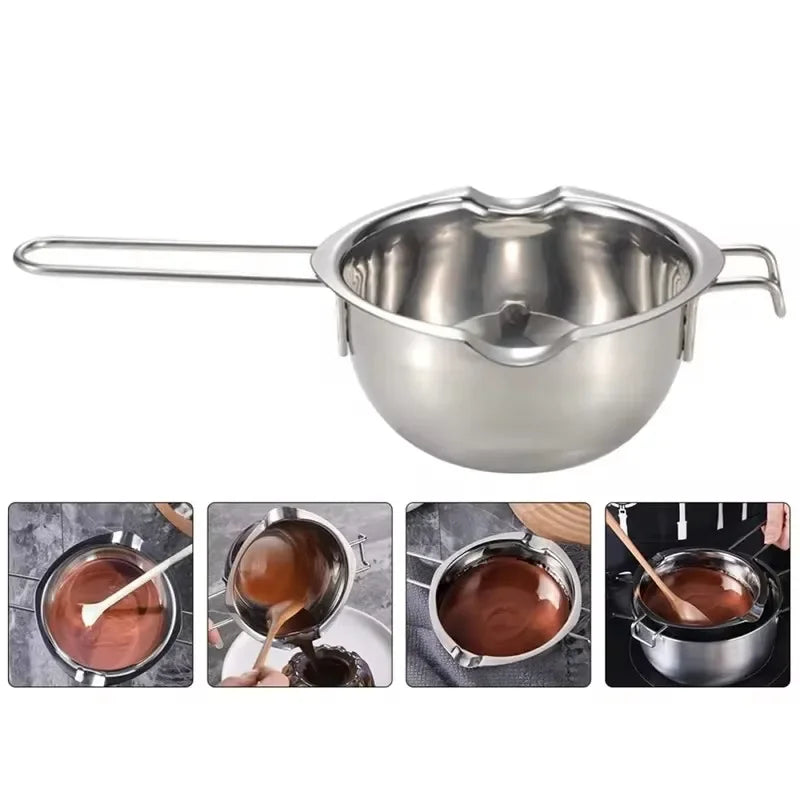 Stainless Steel Candle Wax Melting Boiler Pot with Heat Resistant Handle for Melting Chocolate Candy and Candle Making Supplies Oasis Select