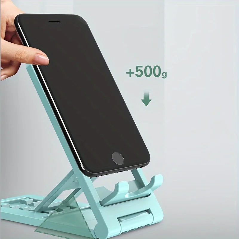 Foldable Desktop Phone Holder Stand - Adjustable Lazy Bracket for iPhone 17 Pro, iPad & Tablets - Portable Tablet Stand Oasis Select