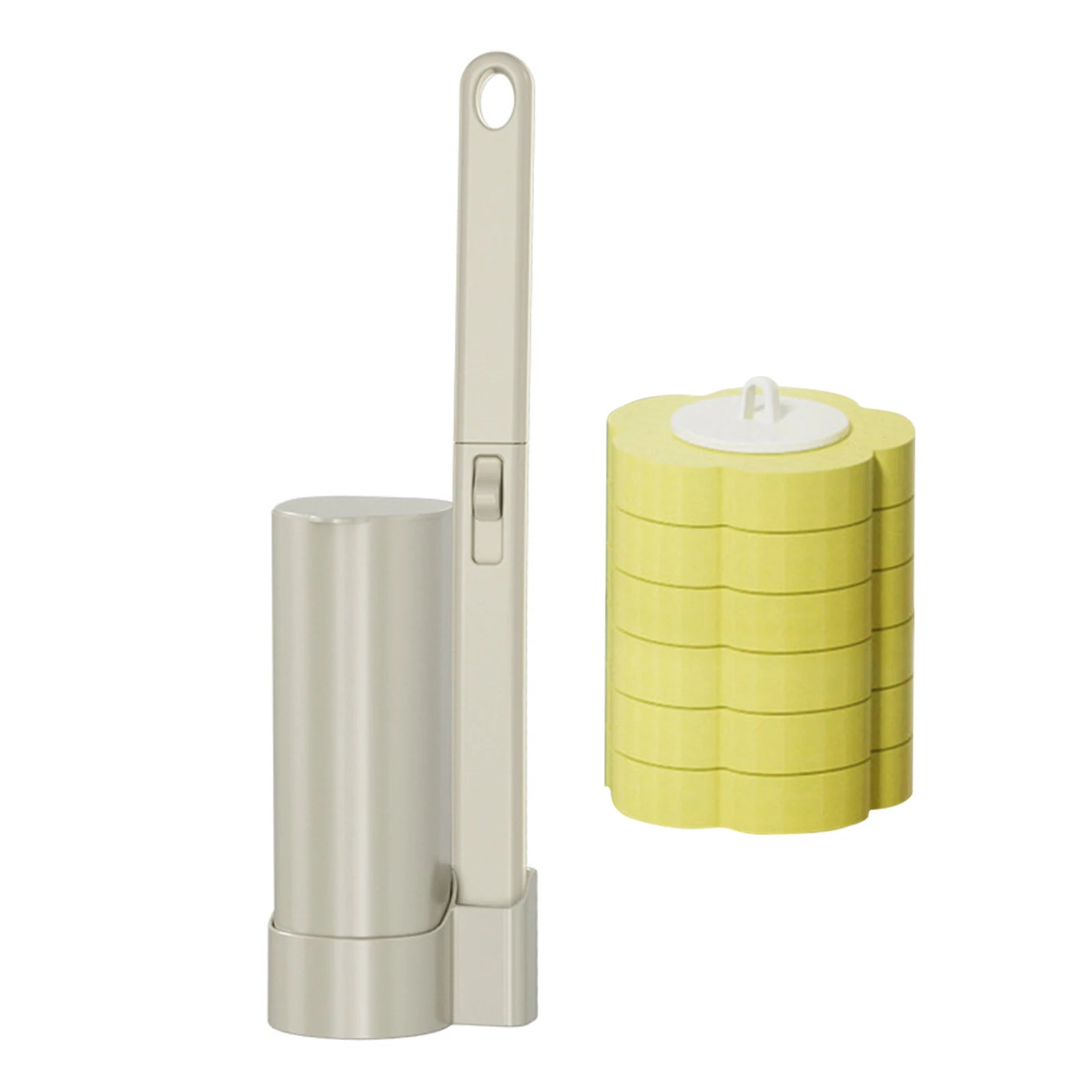Disposable Toilet Brush Kit with 6 Refills | Contact-Free