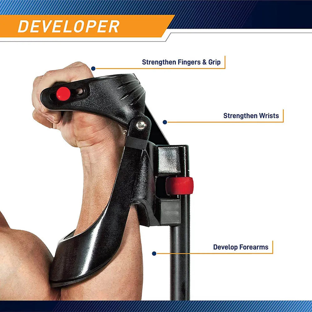 Wrist and Forearm Developer Strengthener Home Gym Gear Arm Exerciser Fitness Equipment Arm Strength Training Workout Machine Oasis Select
