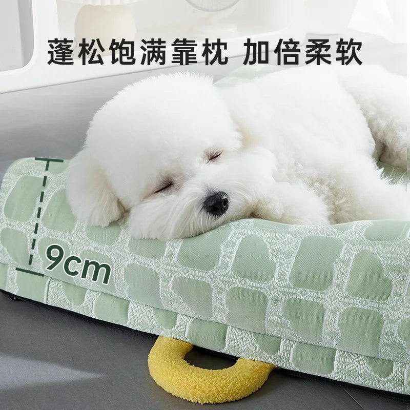 All - Season Ice Silk Pet Bed & Mat - Ideal for Dogs and Cats | Comfortable Sleeping Solution Dog Bed Oasis Select