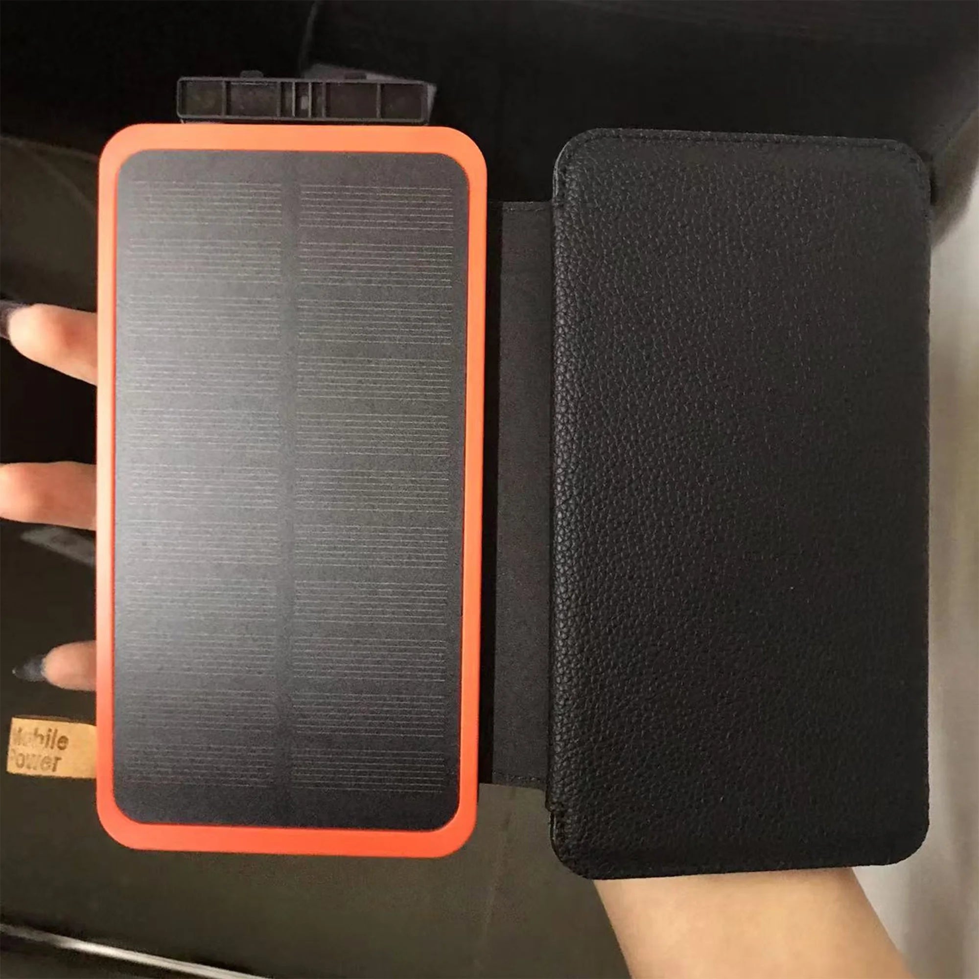 30000mAh Solar Power Bank Flip Panel Large Capacity IOS/Android USB Fast Charge Dual Charging Solar/Type-C Portable for Camping Oasis Select