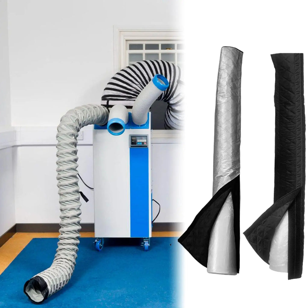 Portable Air Conditioner Hose Cover AC Hose Sleeve for Heat Reduction Dustproof Hose Duct Vent Cover Exhaust Tube Accessories Oasis Select