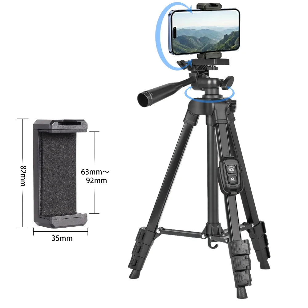 VeFly 1.06m Aluminum Tripod + Bluetooth Remote & Travel Bag