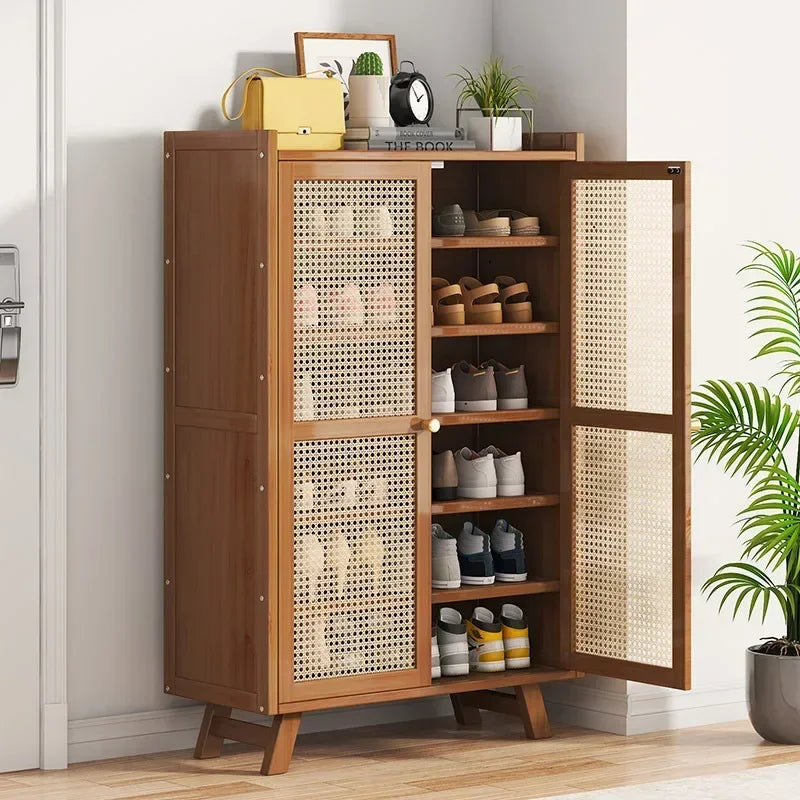 Shoe cabinet large-capacity shoe rack at the door of the house, for the corridor outside the door of the household Oasis Select