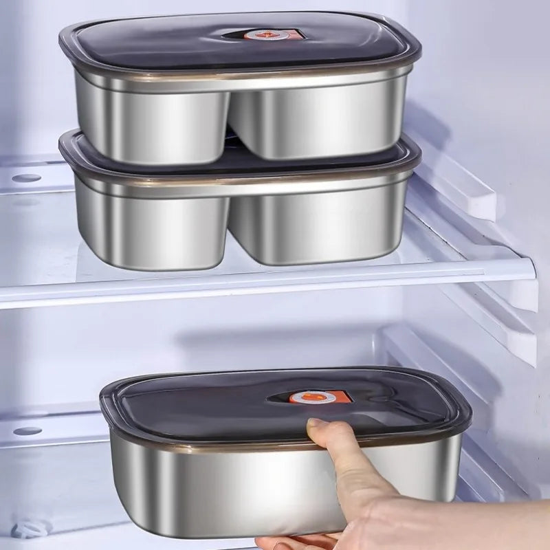 Large Capacity 304 Stainless Steel Lunch Box, Leakproof Bento Box, Portable Food Container for Office Students Camping Picnic Oasis Select