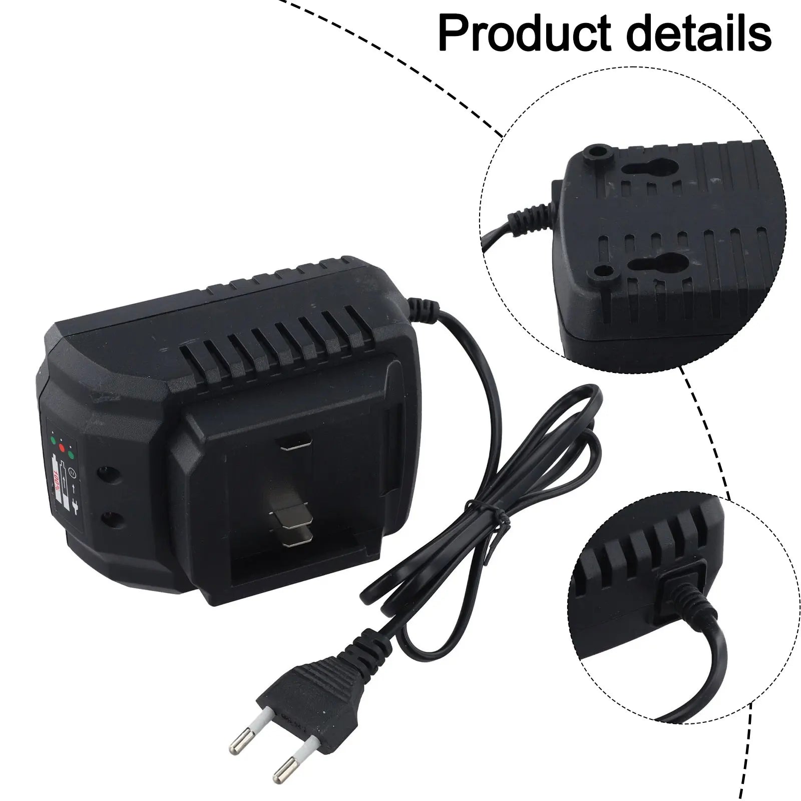 For BL1420 For BL1815 Grinder Battery Charger Power Tool Charger For ElectricDrillGrinder 21v Output 2A Current AC100-240V Input Oasis Select