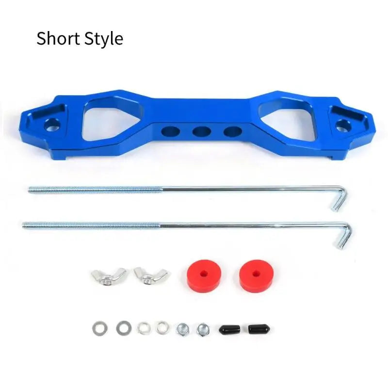 140mm/190mm Billet Aluminum Car Battery Tie Down Mount Bracket Brace Battery Fasten Bracket Holder 14cm 19cm Oasis Select BL2