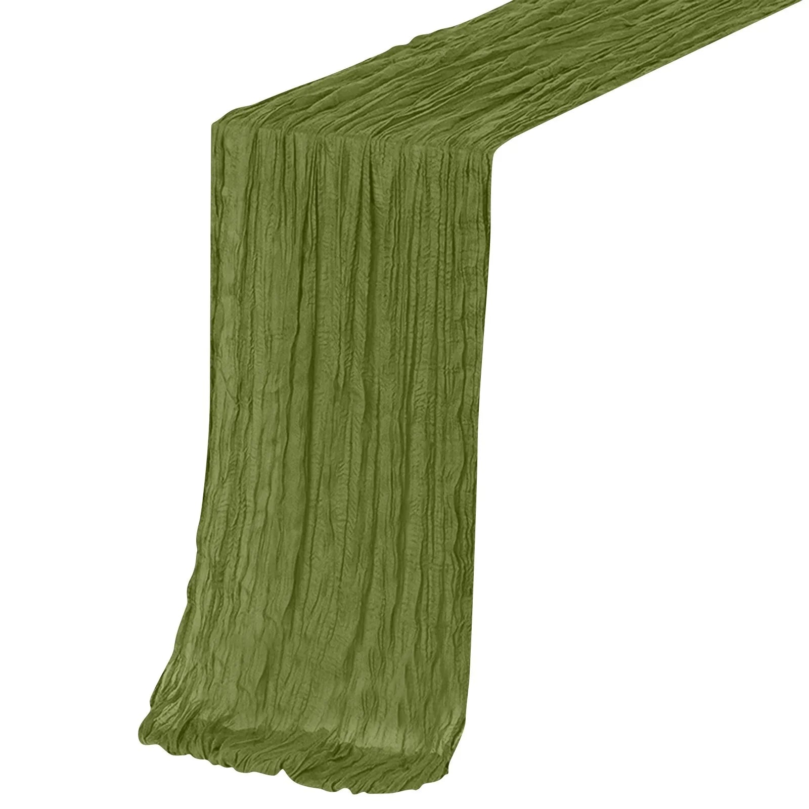 Cheesecloth Gauze Table Runner – Wedding & Boho Party Décor Gauze Table Runner Oasis Select Green One Size