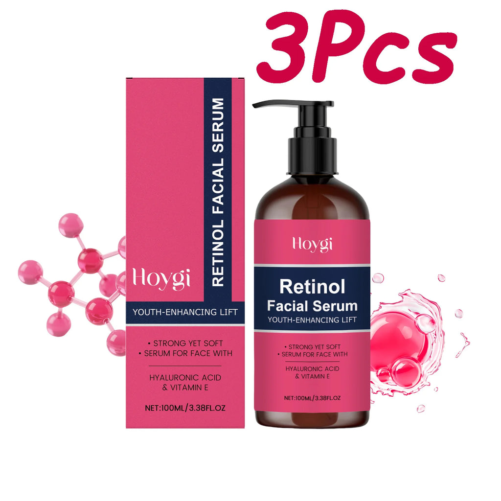 Hoygi Retinol Face Serum – Anti-Wrinkle & Firming 100ml Retinol Face Serum Oasis Select 3 x 100ml Boxed