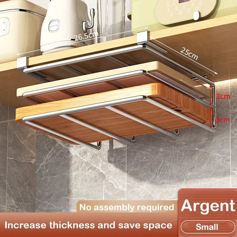 Kitchen Under Cabinet Basket Storage Shelf Cutting Board Rack Kitchen Closet Rack Under Desk Cabinet Office Bathroom Organizers Oasis Select 11