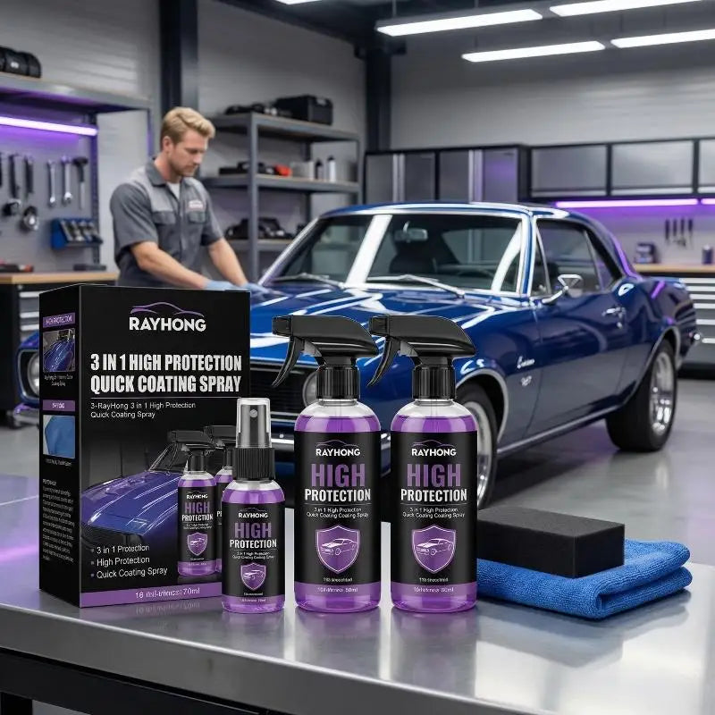 Car Headlight Restoration Spray Clear Vision Formula with UV Protection and Waterproof Sealant for Plastic Glass Oasis Select
