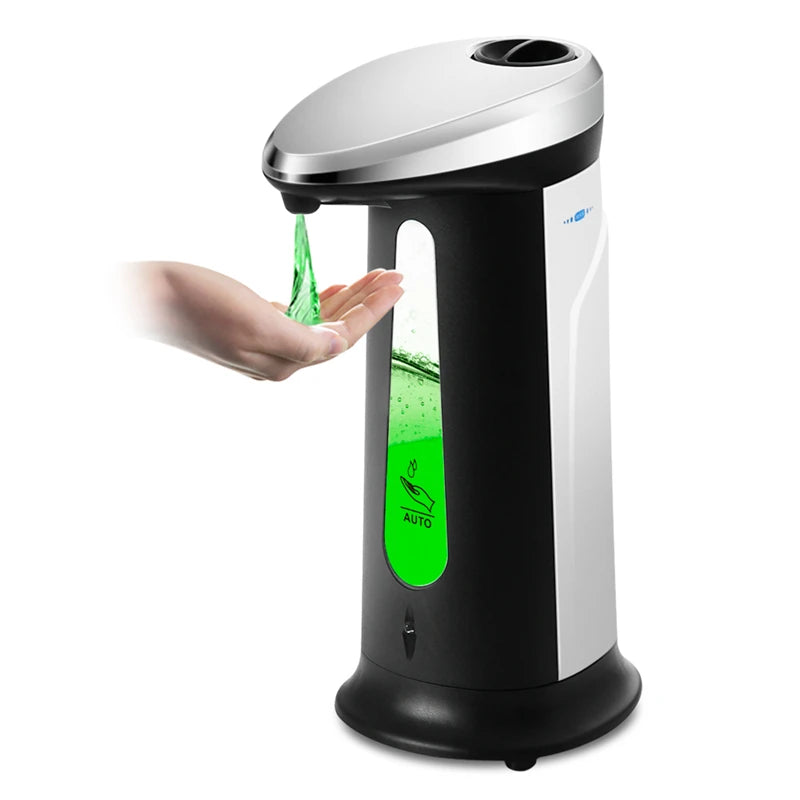 400ml Liquid Soap Dispensers Automatic ABS Intelligent Touchless Sensor Induction Hand Washer For Bathroom Kitchen Dispenser Oasis Select