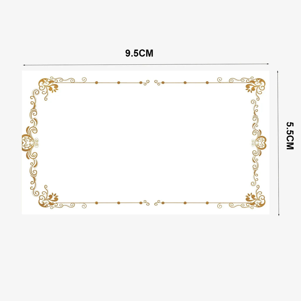 60PCS Blank Gift Notes Cards DIY Craft Small Word Business Message Cards Oasis Select