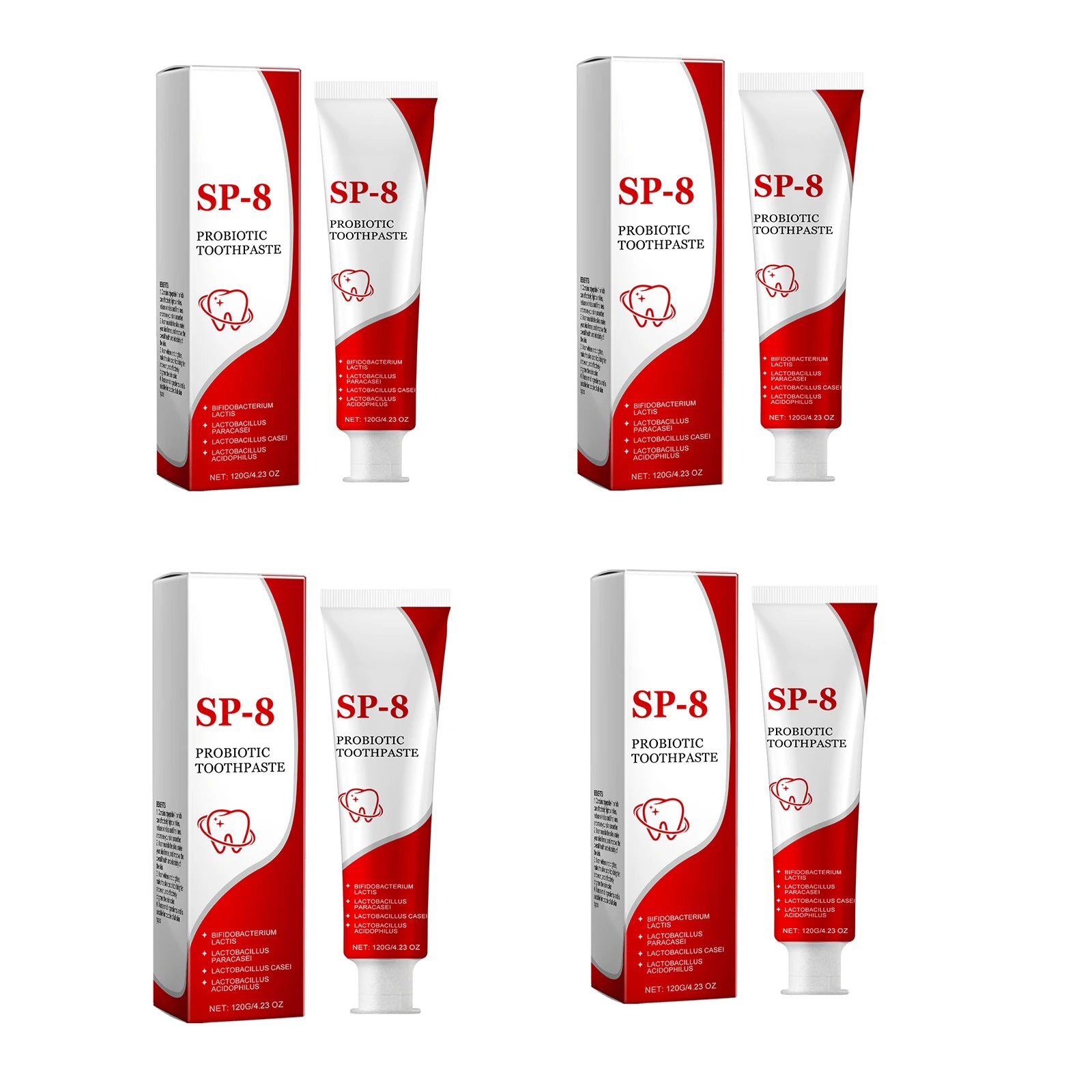 Probiotic Whitening Toothpaste – Deep Clean, Gum Care & Fresh Breath Probiotic Toothpaste Oasis Select 4pcs X 120g