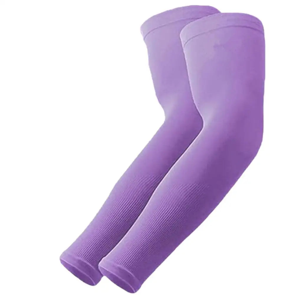 NEW Sports Arm Compression Sleeve Basketball Cycling Arm Warmer Summer Running UV Protection Volleyball Sunscreen Bands Oasis Select