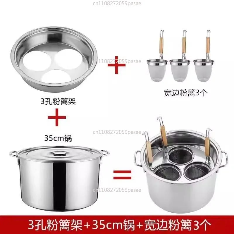 Large Stainless Steel Noodle & Soup Pot – Induction Ready