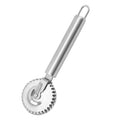 Stainless Steel Dumpling Embossing Cutter Wheel Hand-Cutting Baking Tool for Side-Embossed Biscuit Cookie Mold Pasta Dough Decor Oasis Select 1PCS