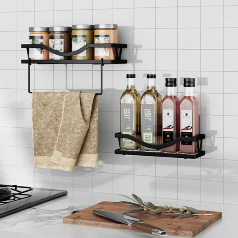 Bathroom Toilet Shelf No Punching Toilet Wall Storage Rack Shower Room Wall Shelf Oasis Select