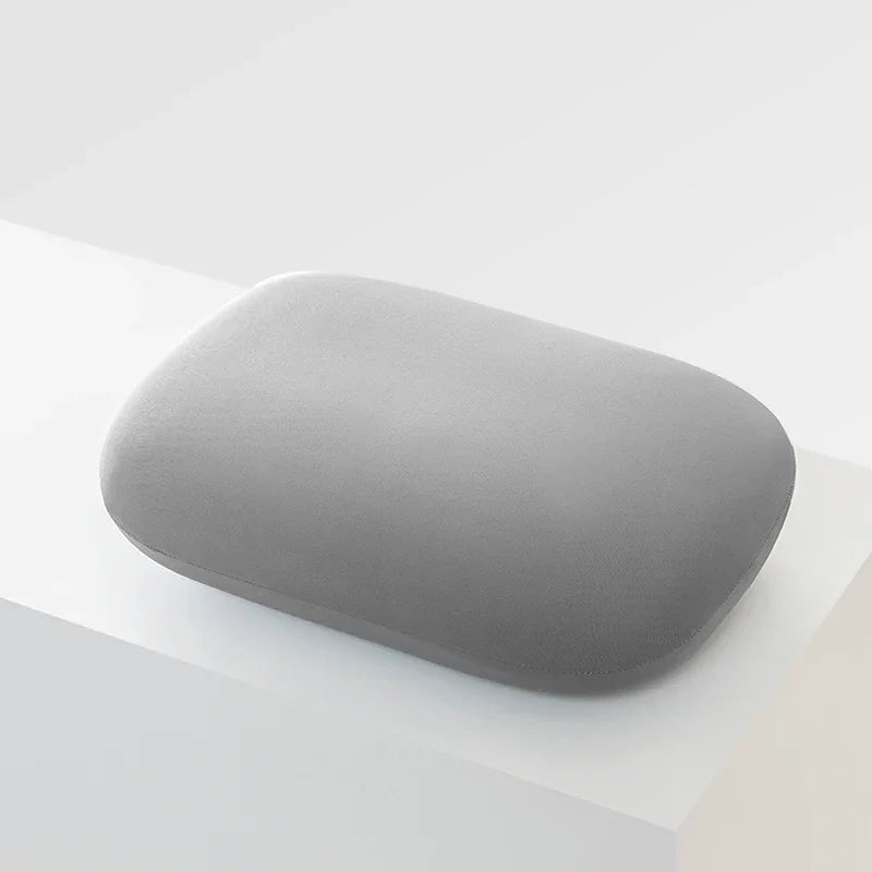 Multifunction Memory Foam Neck Pillow Slow Rebound Soft Travel Pillow for Sleeping Cervical Health Massage Nap Pillows Oasis Select Cool feel(Grey) 34x24cm