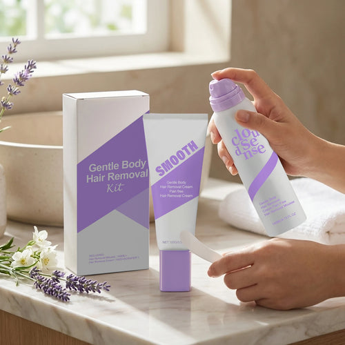 3-in-1 Painless Body Hair Removal Kit – Cream, Mousse & Scraper Hair Removal Kit Oasis Select