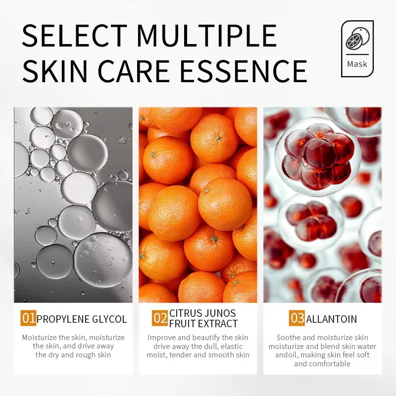 SADOER Vitamin C Brightening Face Mask – Pore & Glow Boost Vitamin C Face Mask Oasis Select