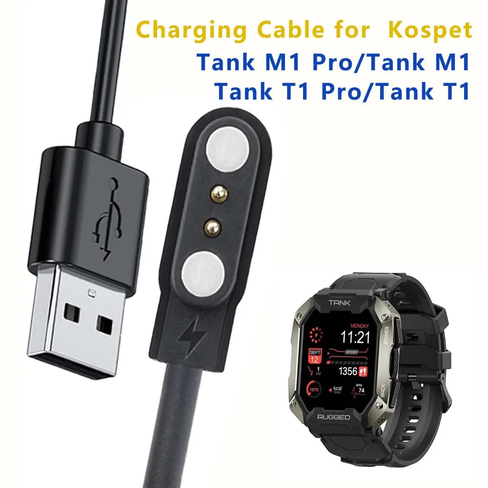 2-Pin Magnetic Charging Cable for Smart Watch & Bracelet Smartwatch Charger Cable Oasis Select