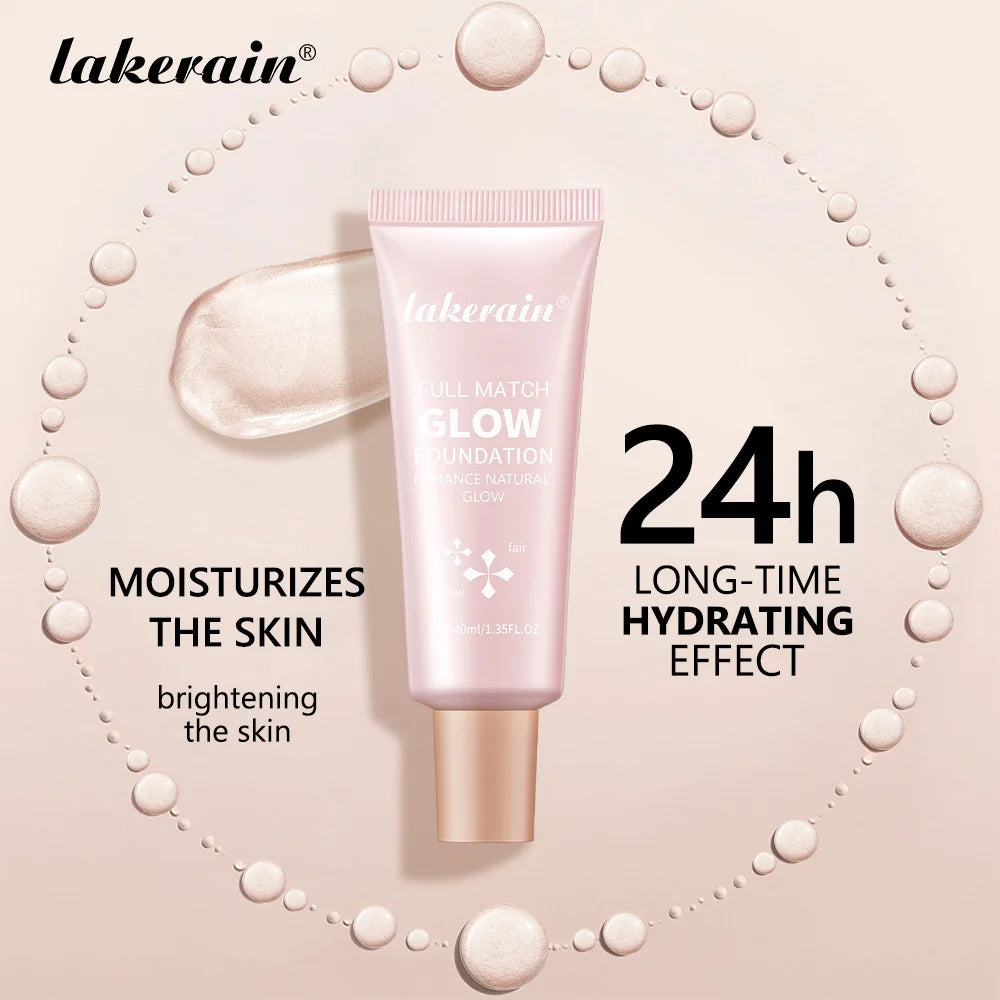 4colors Glow Foundation Liquid Natural Concealer For Long Duration Moisturizing Waterproof Contouring Highlights Makeup Products Oasis Select