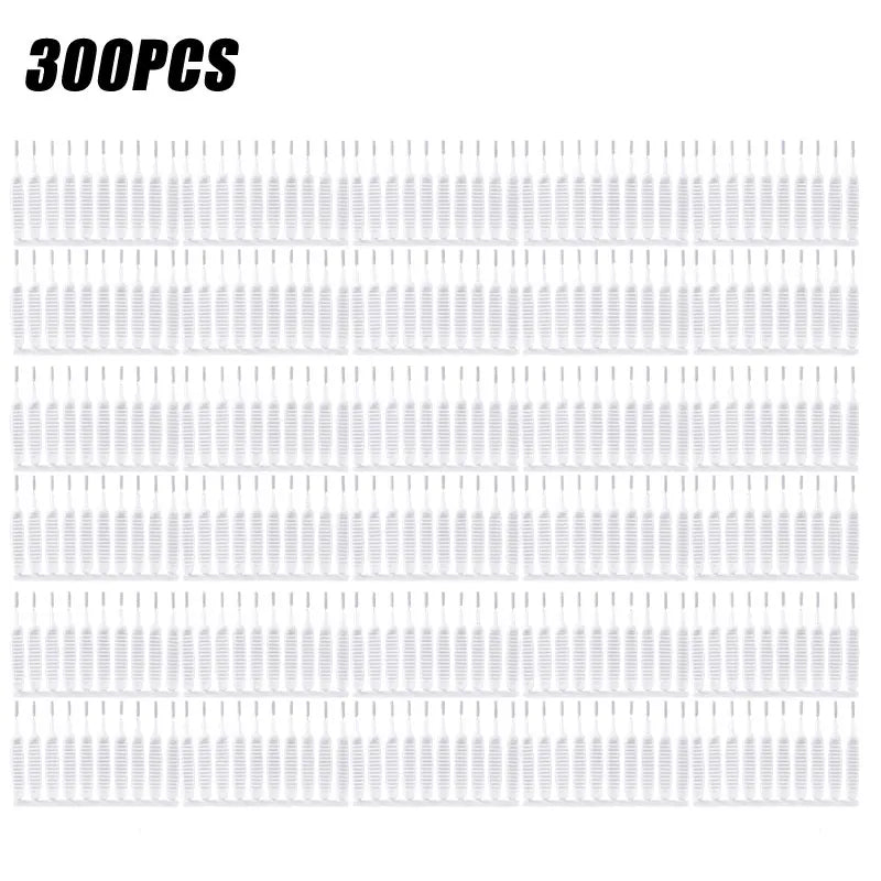 10-500PCS Shower Cleaning Brush Bathroom Micro Nylon Brush Nozzle Anti-blocking Cleaning Tools Bathroom Accessories Oasis Select 300PCS