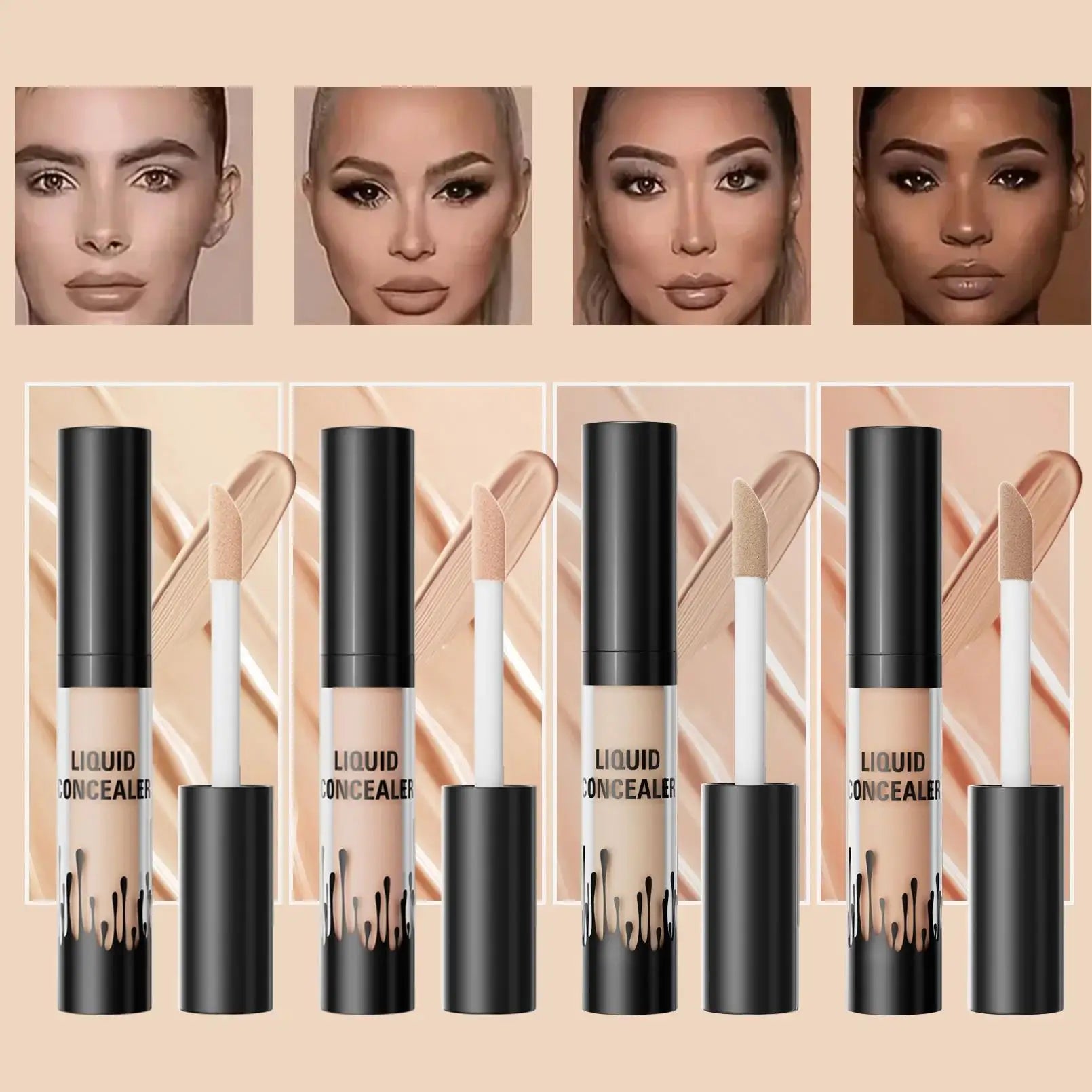 Waterproof Full Coverage Concealer For Dark Circles Tattoos Blemishes Brightening Long Lasting Makeup Face Spots Formula Oasis Select