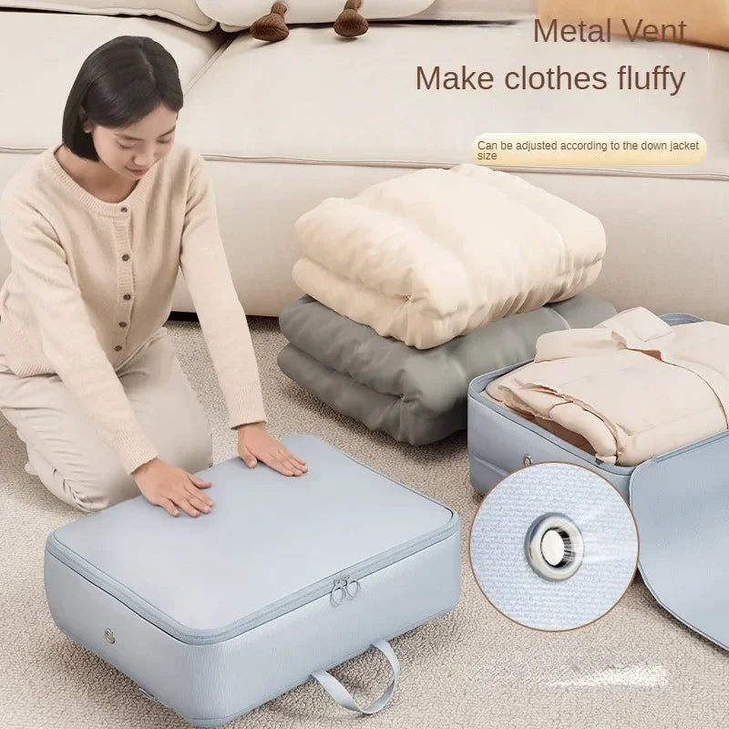1-10PCS Foldable Compression Packing Bag Home Large Capacity Clothes Storage Bag Travel Portable Handheld Compression Bag Oasis Select
