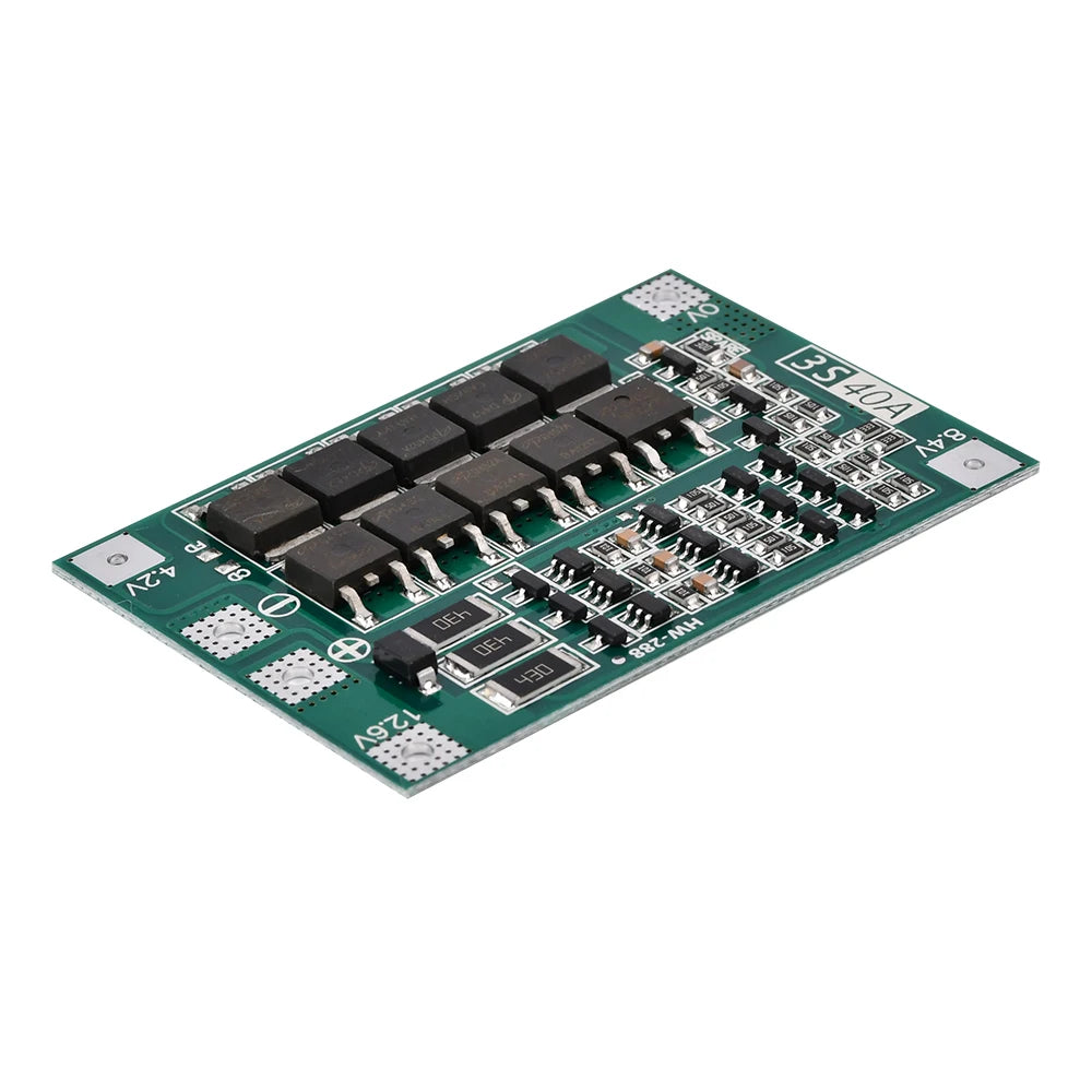 3S 40A BMS Balance Lithium Battery Protection Board 18650 BMS For Drill Motor DC 12.6V-13.6V HW-288 Charger Protection Board Oasis Select
