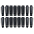 50pcs 48mm Nylon Dart Shafts 2BA Screw Thread Darts Rod Stem+50pcs x Dart Flight Holder Protection Ring @#X Oasis Select one size