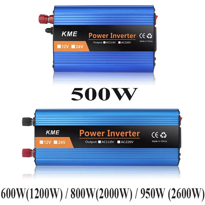 Car Wave Inverter DC 12 V Volt 24V 36V 48V 60V To AC 220V 500W 1200W 2000W 2600W Power Bank Converter Solar Correction Wave Oasis Select