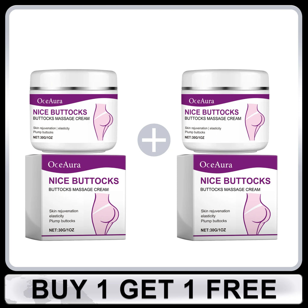 Hip Firming Cream Butt Lift up Big Ass Prevent Sag Buttock Enlargement Cream Improve Sagging Shaping Sexy Body Care for Women Oasis Select Buy 1 Get 1 Free