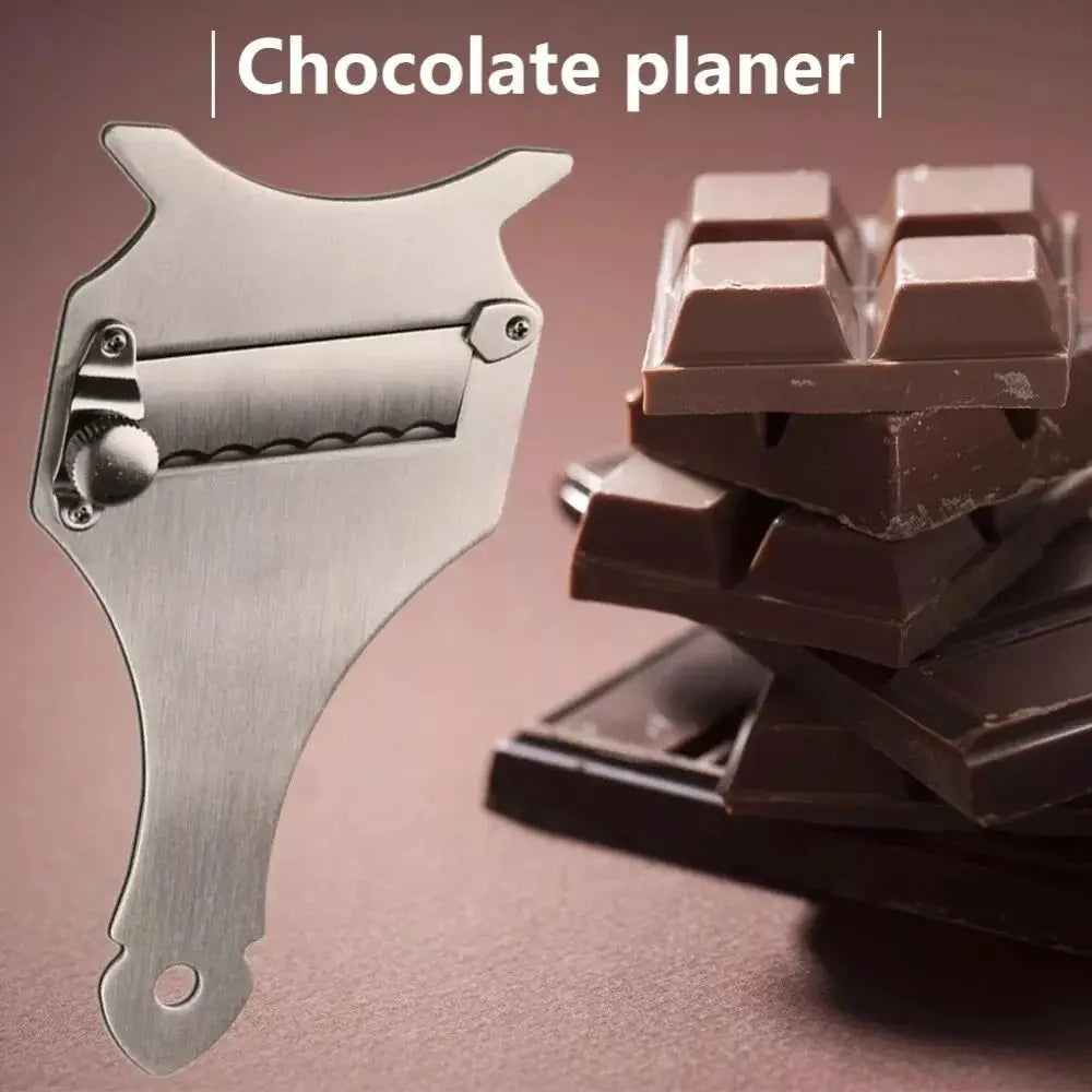 New Stainless Steel Truffle Butter Roll Slicer Slice Thickness Adjustable Chocolate Planer High Hardness Baking Cheese Planer Oasis Select