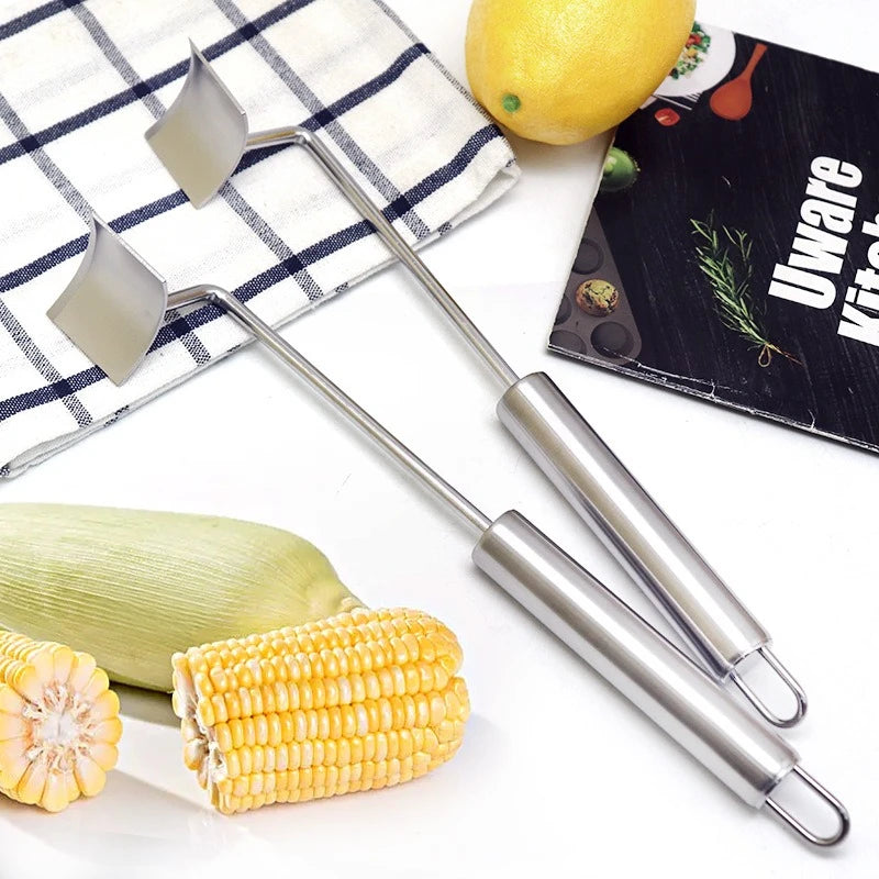 Corn Planer Stainless Steel Corns Thresher Peelers Corn Cob Stripper Cutter Manually Operated Corn Kernel Stripper Kitchen Gadge Oasis Select