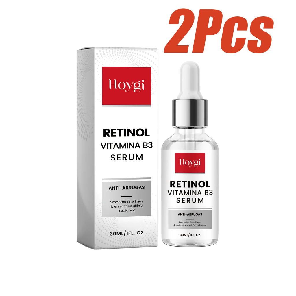Retinol Essence Anti-Aging Serum Reduces Fine Lines Wrinkle Lifting Firming Brightening Hydrating Facial Serum Skin Care Oasis Select 2 x 30ml Boxed