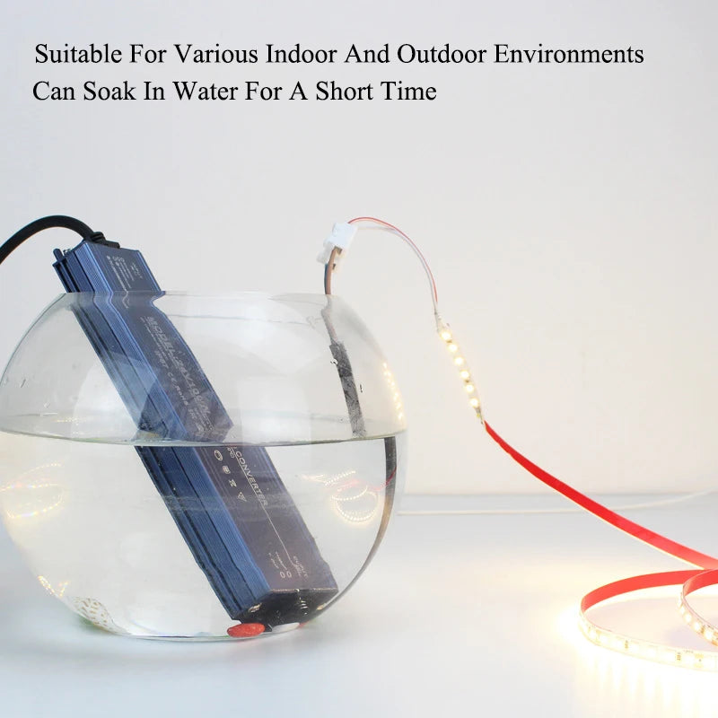 12V 24V Waterproof Power Supply AC 220V TO DC 12V 24V Outdoor Power Supply 200W 400W IP67 Waterproof Power Supply For LED Strip Oasis Select