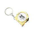 Snail Mini Tape Measure Keychain – 2M Dual-Scale Steel Ruler