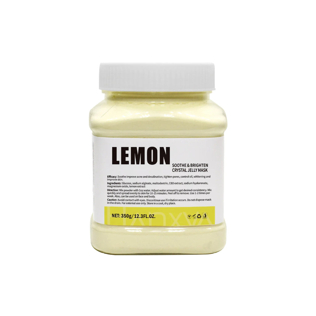 Jelly Face Mask Powder Hyaluronic Acid Vitamin C Rose Collagen Diy Plant Masks Powder Moisturizing Nourishing Mask ﻿ Oasis Select Lemon 350g