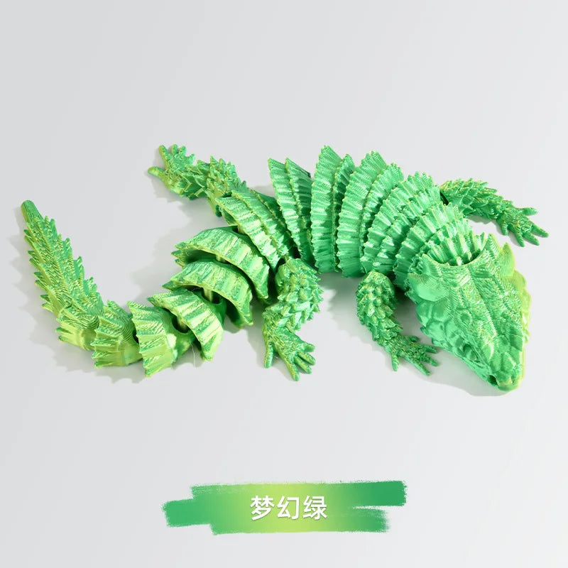 3D Printed Lizards, Home Office and Vehicle Decorations, Landscaping Figurines, Gifts Home Decorative Children's Gift Oasis Select Dream green